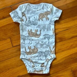 New Carter’s 3-6M “Child of Mine” Zoo Animal Bodysuit | Unisex Onesie